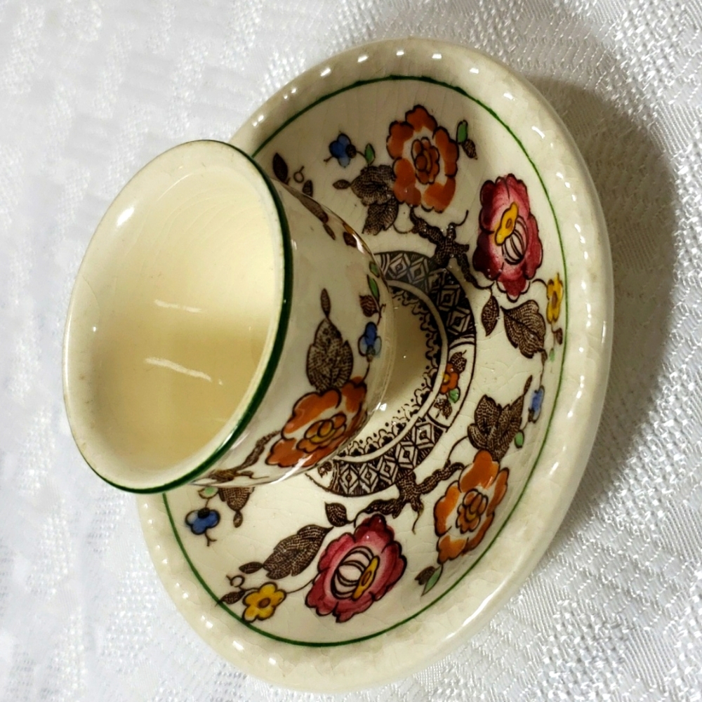 Egg Cup Vintage Indian Tree